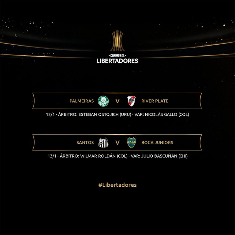 Libertadores y Sudamericana: arbitros